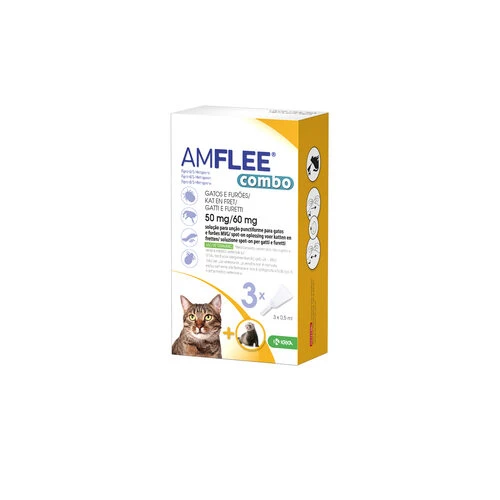 Amflee Combo Spot-on Für Katzen & Frettchen 3 Amflee Combo Spot-on Für Katzen & Frettchen
