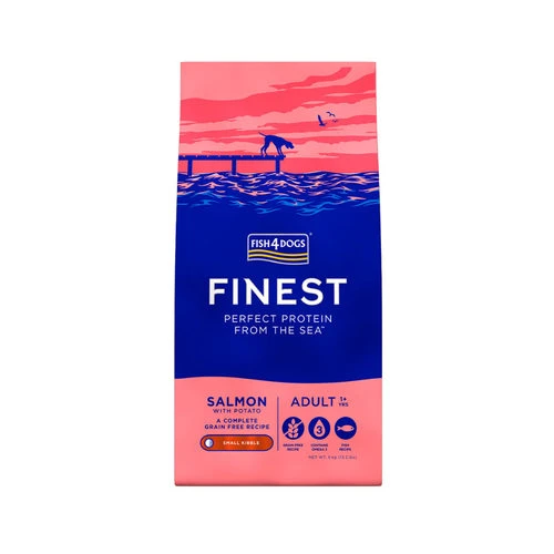 Fish4Dogs Finest Adult Complete - Lachs Große Brocken 3 Fish4Dogs Finest Adult Complete - Lachs Große Brocken