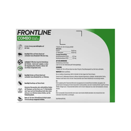 Frontline Combo Gegen Zecken, Flöhe (Flöhe, Eier, Larven, Puppen) Bei Hunden 9 Frontline Combo Gegen Zecken, Flöhe (Flöhe, Eier, Larven, Puppen) Bei Hunden – Bild 7