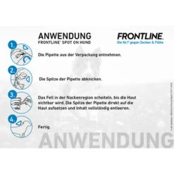 Frontline Spot On Hund -Heimtierbedarf Geschäft frontline spot on hond 183913 0500 none