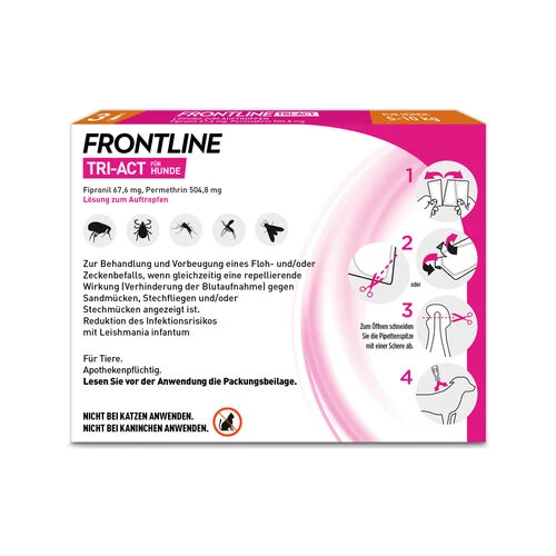 Frontline Tri-Act Gegen Zecken, Flöhe Und Fliegende Insekten Für Hunde 15 Frontline Tri-Act Gegen Zecken, Flöhe Und Fliegende Insekten Für Hunde – Bild 13