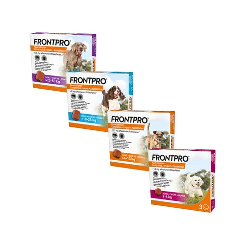 FRONTPRO Kautabletten Hund 3 FRONTPRO Kautabletten Hund