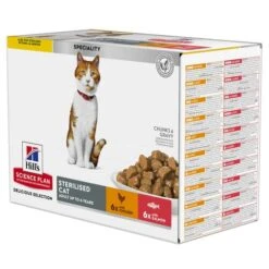 Hill's Science Plan Sterilised - Adult Cat -Heimtierbedarf Geschäft hills science plan feline adult sterilised chicken 218791 0500 none