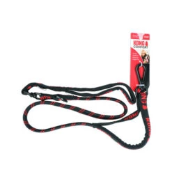 KONG Zero-Shock Leash - Schwarz -Heimtierbedarf Geschäft kong zero shock leash zwart 178519 0500 none