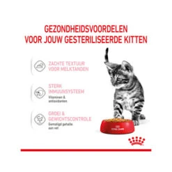 Royal Canin Kitten Sterilised Gelee - Beutel -Heimtierbedarf Geschäft royal canin kitten sterilised in jelly maaltijdzakje 207209 0500 none