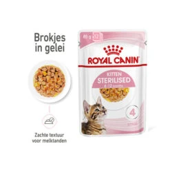 Royal Canin Kitten Sterilised Gelee - Beutel -Heimtierbedarf Geschäft royal canin kitten sterilised in jelly maaltijdzakje 207227 0500 none