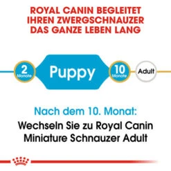 Royal Canin Mini Schnauzer Puppy - Hundefutter -Heimtierbedarf Geschäft royal canin mini schnauzer puppy hondenvoer 140155 0500 none