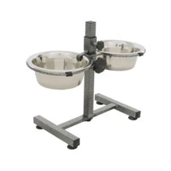 Trixie Hundebar Mit Edelstahl-Futternäpfen 9 Trixie Hundebar Mit Edelstahl-Futternäpfen -Heimtierbedarf Geschäft trixie voerstandaard rvs 191053 0500 none