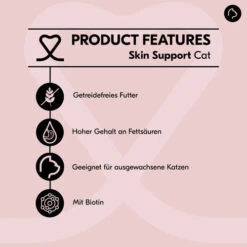 Vetality Skin Support - Katzenfutter -Heimtierbedarf Geschäft vetality skin support kattenvoer 213383 0500 none