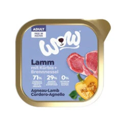 WOW! Hundefutter Adult - Schale -Heimtierbedarf Geschäft wow adult hondenvoer kuipje 208472 0500 none