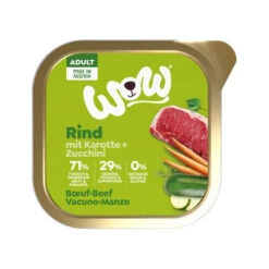 WOW! Hundefutter Adult - Schale -Heimtierbedarf Geschäft wow adult hondenvoer kuipje 208475 0500 none