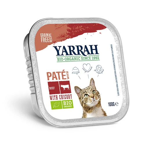 Yarrah - Katzenfutter Paté Rind Mit Chicorée Bio 3 Yarrah - Katzenfutter Paté Rind Mit Chicorée Bio